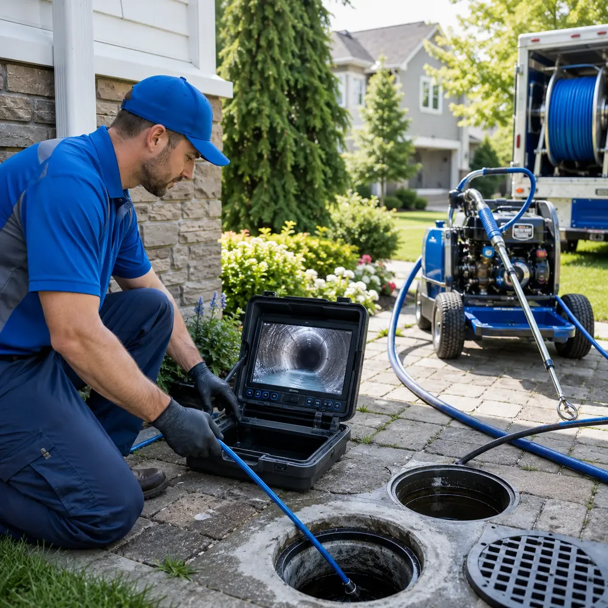 Outdoor drain cleaning professionals serving Lincoln City, IN